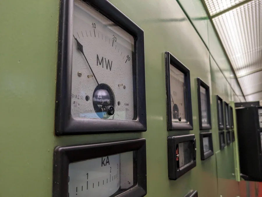 Messinstrumente in der alten Schaltwarte