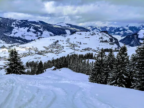 Blick zurück auf Oberiberg