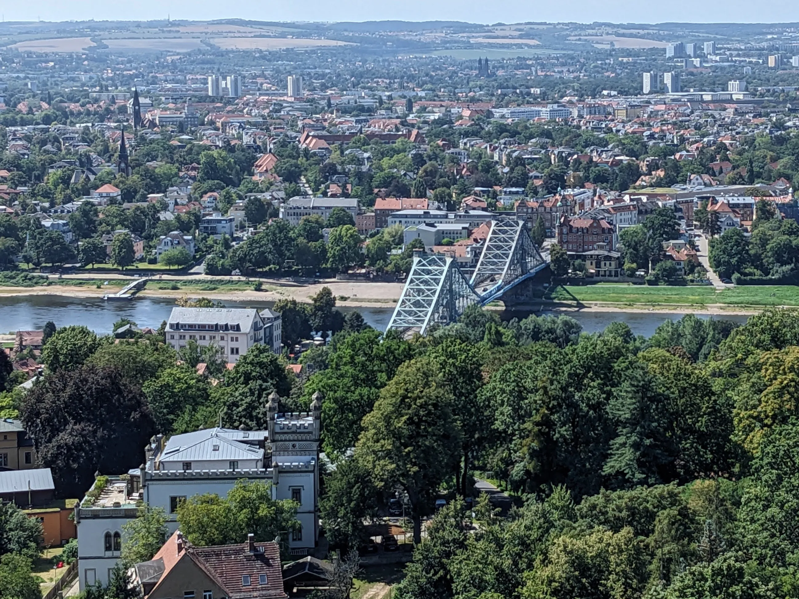 Aussicht über Dresden