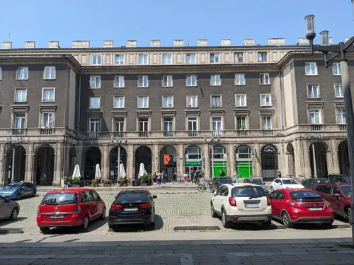 Straße in Nowa Huta