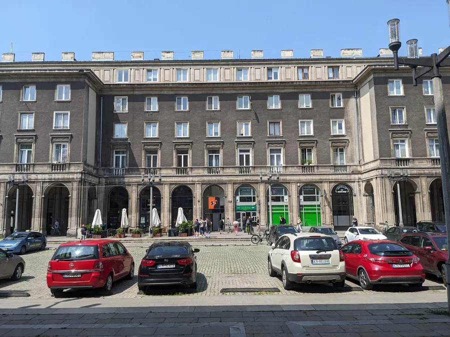 Straße in Nowa Huta