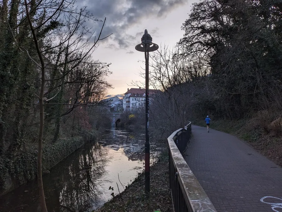Abends am Karl-Heine-Kanal
