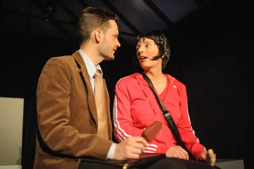 Gespräch mit dem Fitnesstrainer