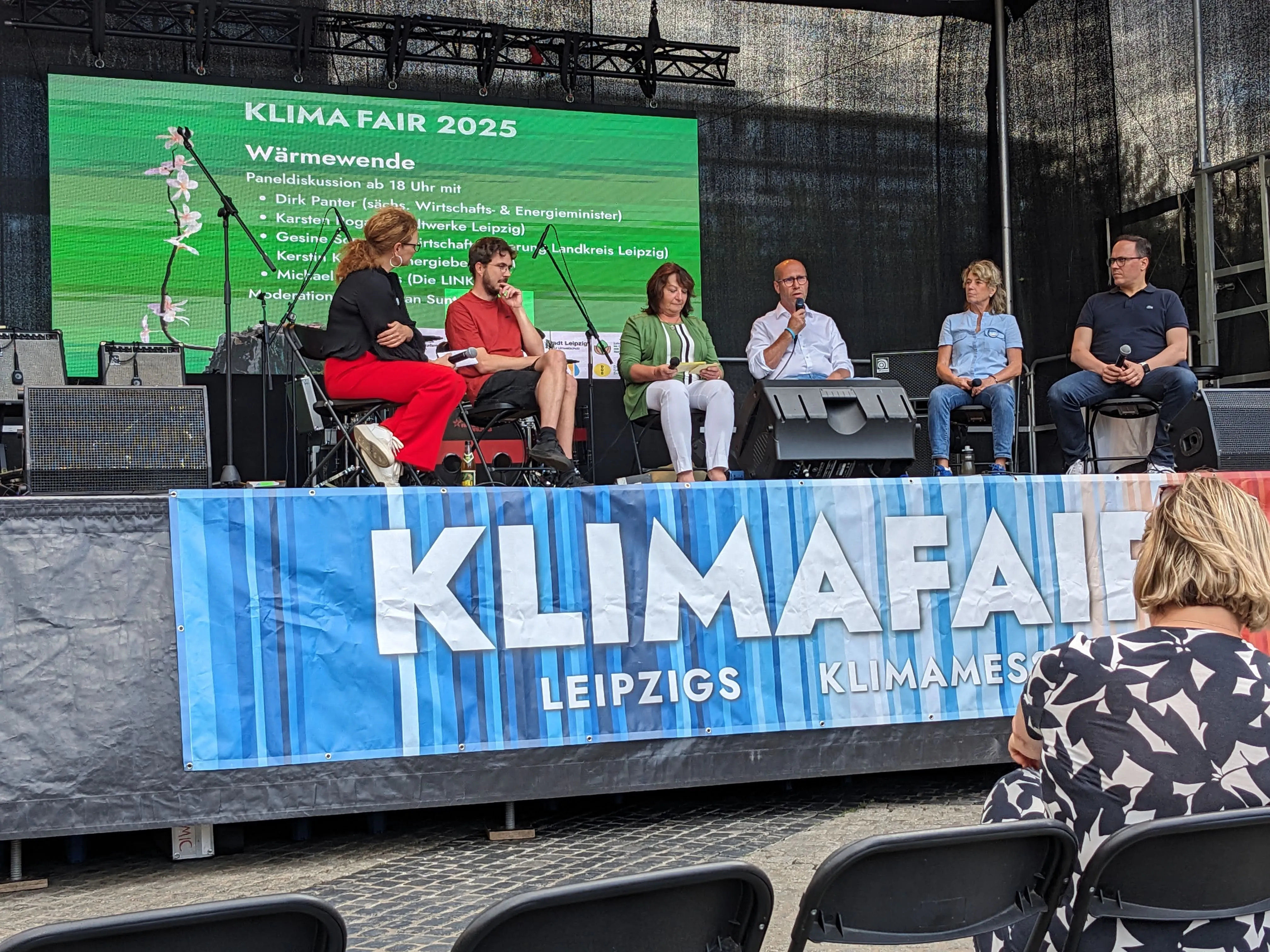 Podiumsteilnehmer zur Wärmewende