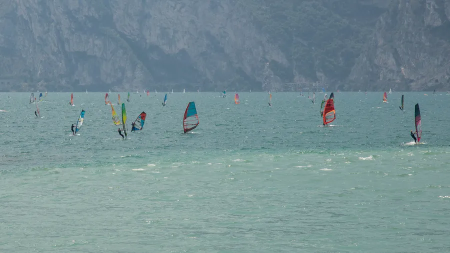 Windsurfer auf dem Gardasee